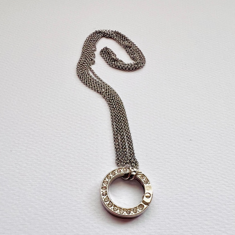 1x triple stainless steel chain with round carabiner 18” - Picture 2 of 16